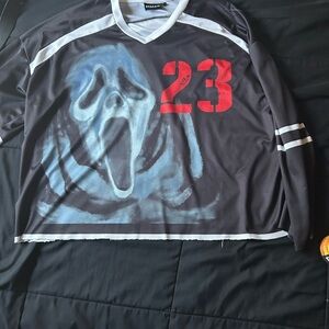 Black red and white scream shirt #goth #scary movie
